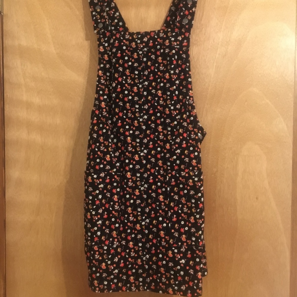 Corduroy cover-all dress